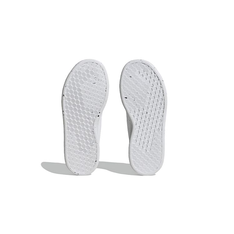 Adidas Neo Advantage K Synthetic Leather Non-Slip Durable Low-Top Kids Skate Shoes Kids Sneakers White Purple H06181