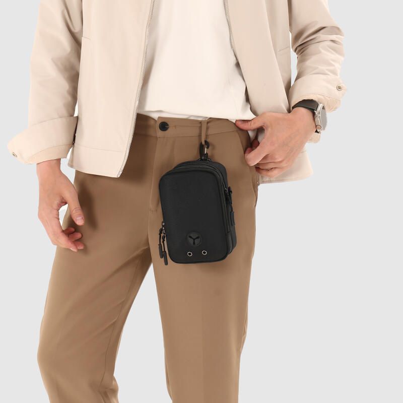 Mobile Phone Bag Men's Shoulder Crossbody Bag Water-Repellent Oxford Bag