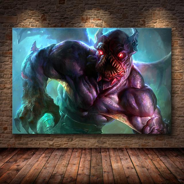 Unframed The Poster Decoration Painting of DOTA2 On HD Canvas Canvas Painting Wall Art Canvas Wall Art Canvas