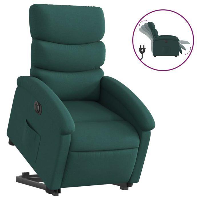 VidaXL Electric Recliner, Relaxation Chair with Adjustable Backrest and Footrest, Living Room Seat, Modern, 3204008