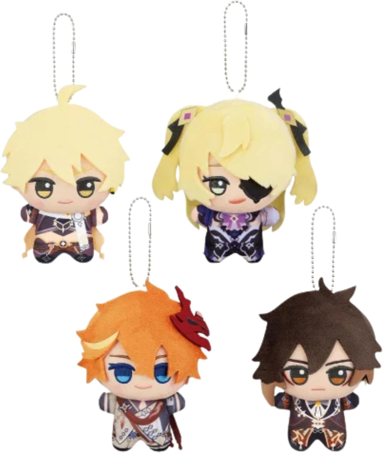 

Genshin Impact Chibi Gurumi Reprint ver. vol.2 Plush Toys Approx. 11cm Set of 4 Official