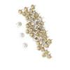 50PCS 7mm DIY Silver Round Claw A Grade Crystal Rhinestones for Crafts and Decoration