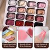 UR SUGAR 4 en 1 16 Couleurs Gel Pat Peinture Pour Dégradé Tamponnage Dessin Motif Palette de Gel Pat Pat Painting UV/LED
