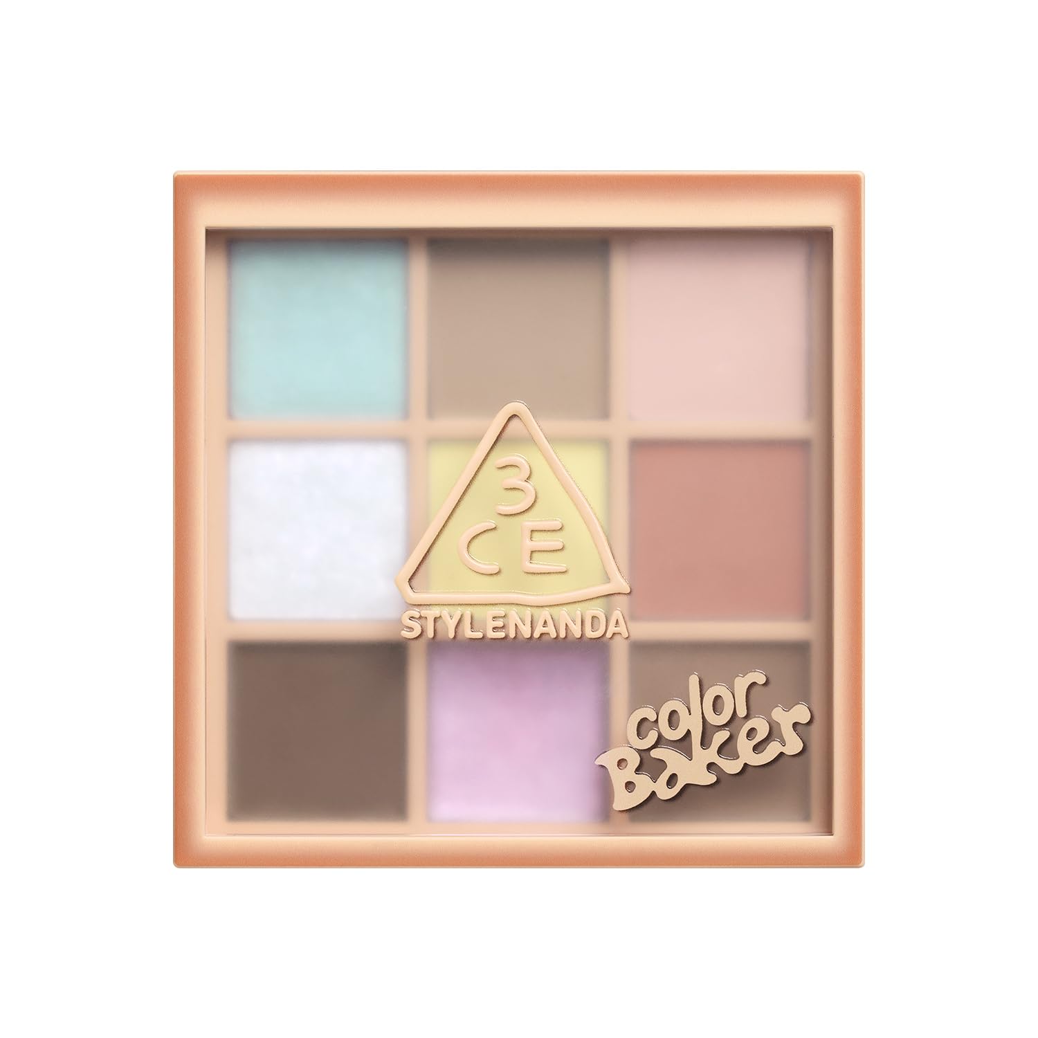 Палитра теней для век 3CE Multi Eye Color Palette T Bakery Collection Beige Recipe