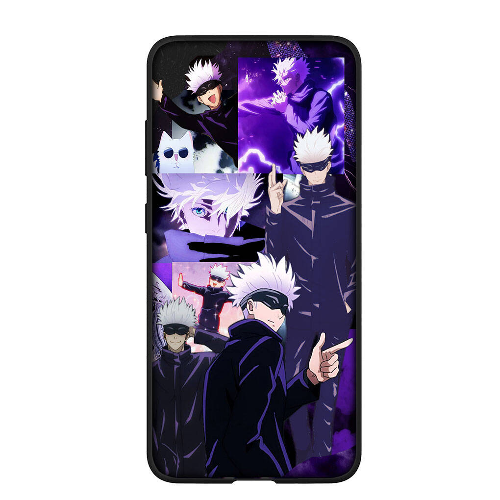 Phone Case for iPhone 17 16 15 Plus X Huawei P30 P20 Lite Redmi Note 14 12 11 13 Pro Max OPPO A60 A80 A40 A18 Cartoon Gojo Satoru Jujutsu Kaisen Cover