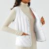 Women's Fashion Light Jacket Stand Collar Multicolor Zipper Button Coat