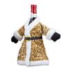 Portable Christmas Wine Bottle Cover Sequin Wine Pouch Gift Champagne Wine Bag  Party Favors