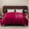 Solid Color Satin Down DuvetCover Luxury Spun Thick Skin Friendly Duvet Cover Single Ded Twin Bed Duvet Cover 200 * 200cm