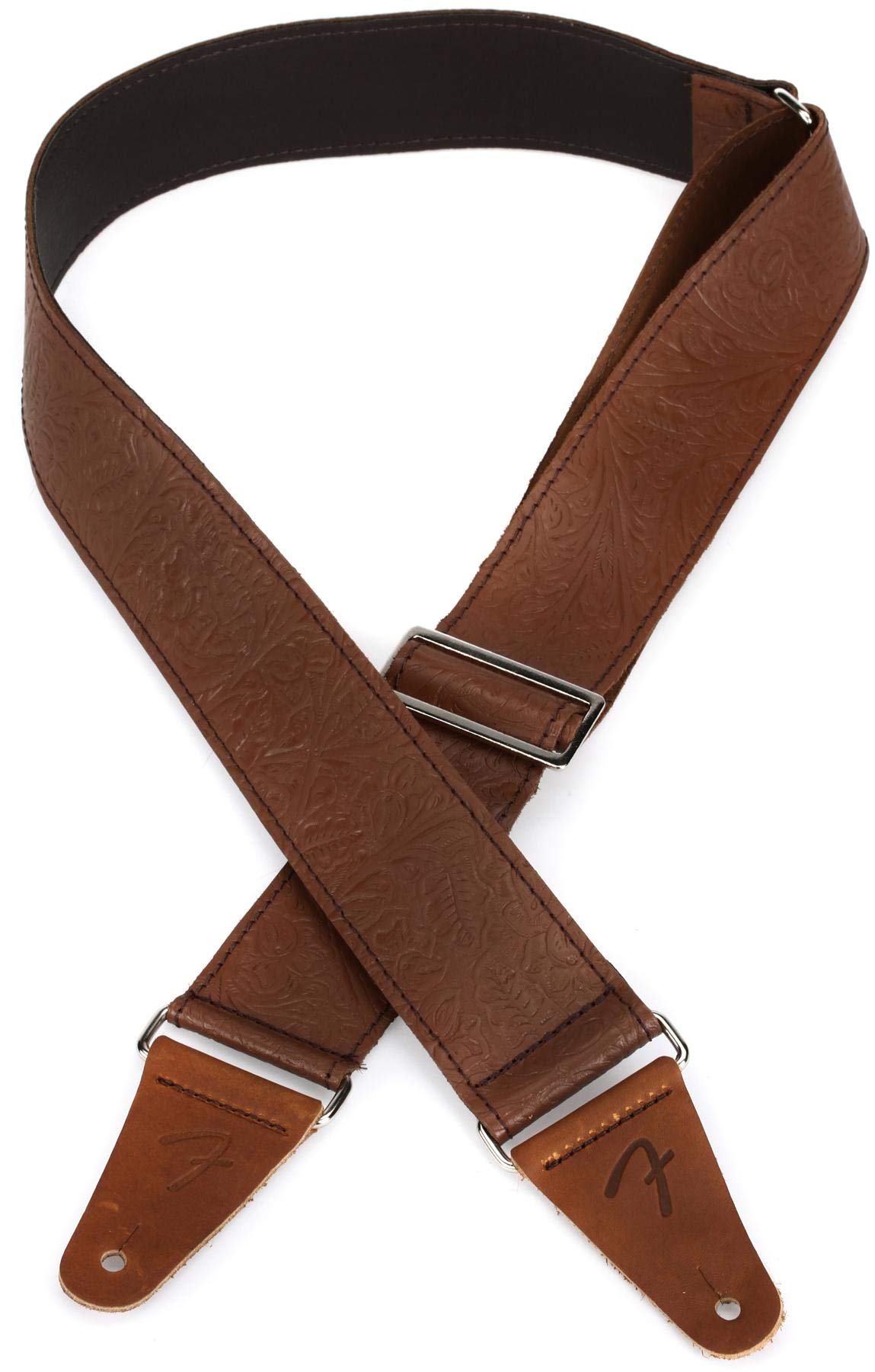 

Ремень для гитары Fender Strap из тисненой кожи, коричневый, 2 ,