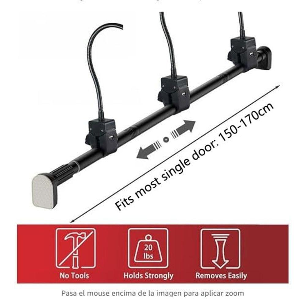 Adjustable Garland Hanger Fits 31-39in Doors Heavy-Duty Christmas Decoration Holder Glue-Damage-Free No Screws Drilling