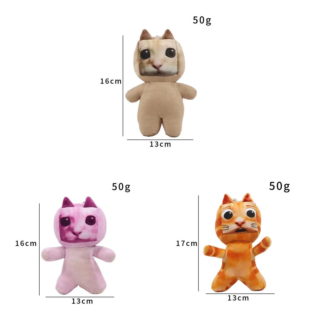 Amigatido Meow Meow Plush Toy With Soft Short Pile For Kids And Collectors