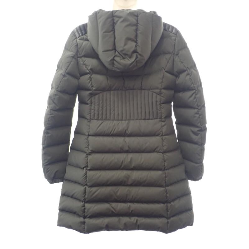 Moncler C20934985305_54155 3 Down Jacket Khaki Nylon/lambskin Women