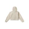 Vans Outdoor Mountain Solid Color Hooded Zip Long Sleeve Jacket Women jackets Oatmeal VN000GS32N1