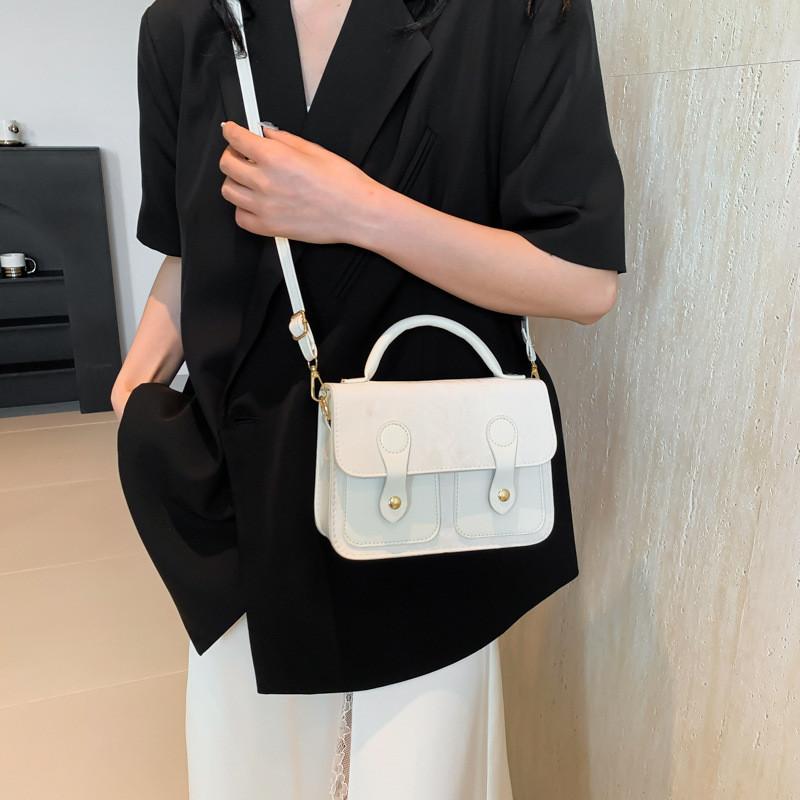 Vintage Fashion Classy Pu Small Tote Bag For Women 2024 Summer Urban Style