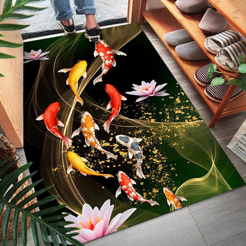 3D Entrance Floor Mat Entrance Door Mat Bedroom Kitchen Water Absorbent Foot Mat Bathroom Non Slip Mat Foot Mat Household
