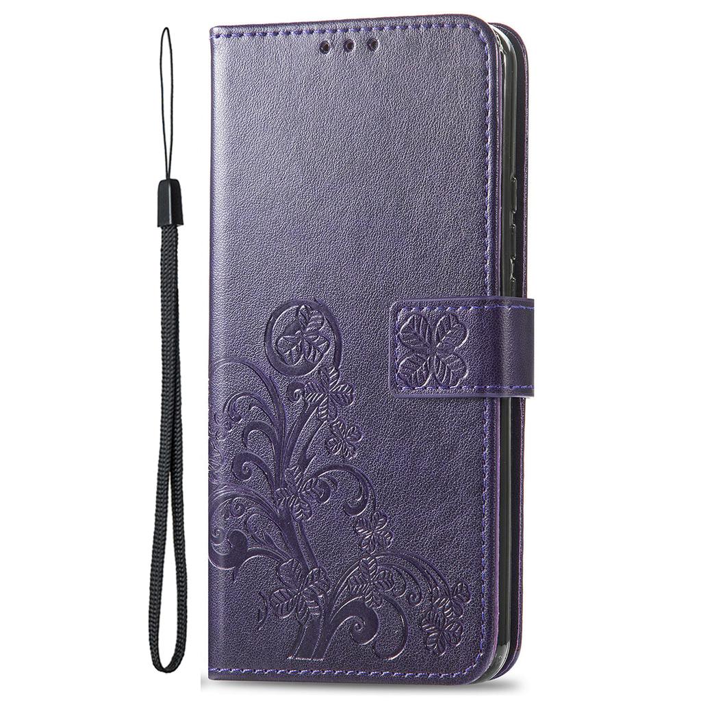 For Xiaomi Poco M8 Pro 5G/Redmi Note 15 Pro+ 5G (Global) Leather Case Four-Leaf Clover Wallet Phone Cover