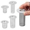 Stainless Steel Kitchen Tool Waste Drainer Anti-Pest Floor Drain Filter Mesh Sink Strainer Food Hair Stopper Sealing Cover