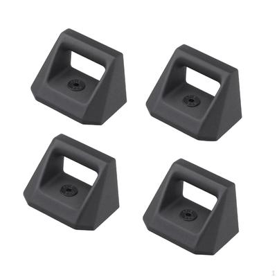 4 Pieces L Track Hooks,Bed Rail Hook Heavy Duty Parts Replace Accessories Aluminum Alloy Tie