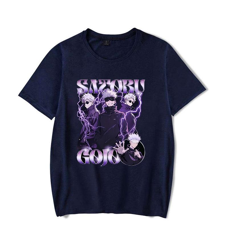 Hot Anime Gojo Satoru T-Shirt Men Women T Shirt Cosplay Clothes Streetwear Tee Shirt Plus Size Tops
