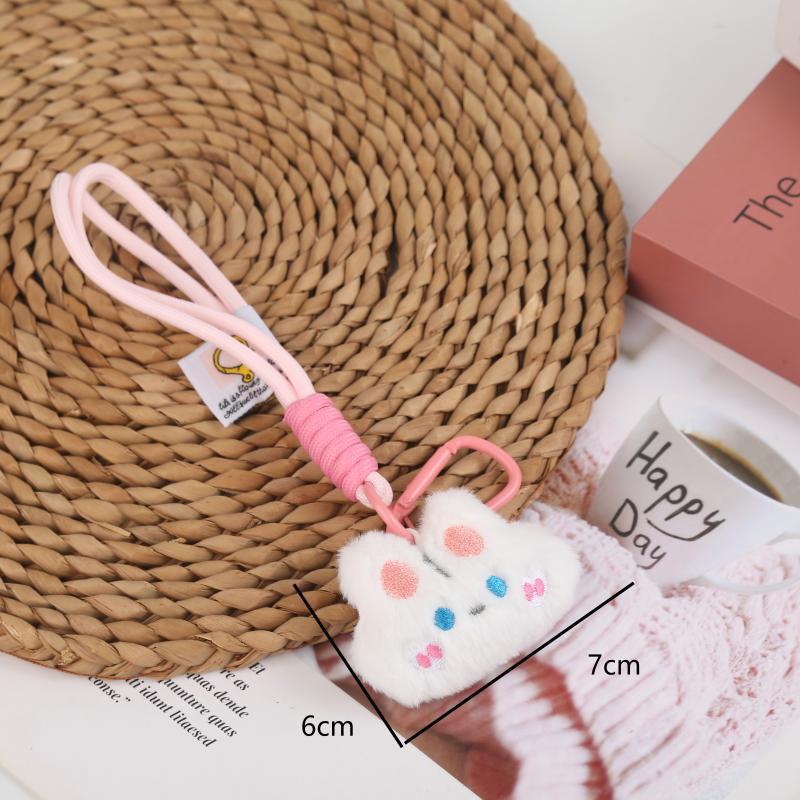 Kreskówkowy Pluszowy Kotek Niedźwiadek Brelok Zawieszka Lalka Ornament