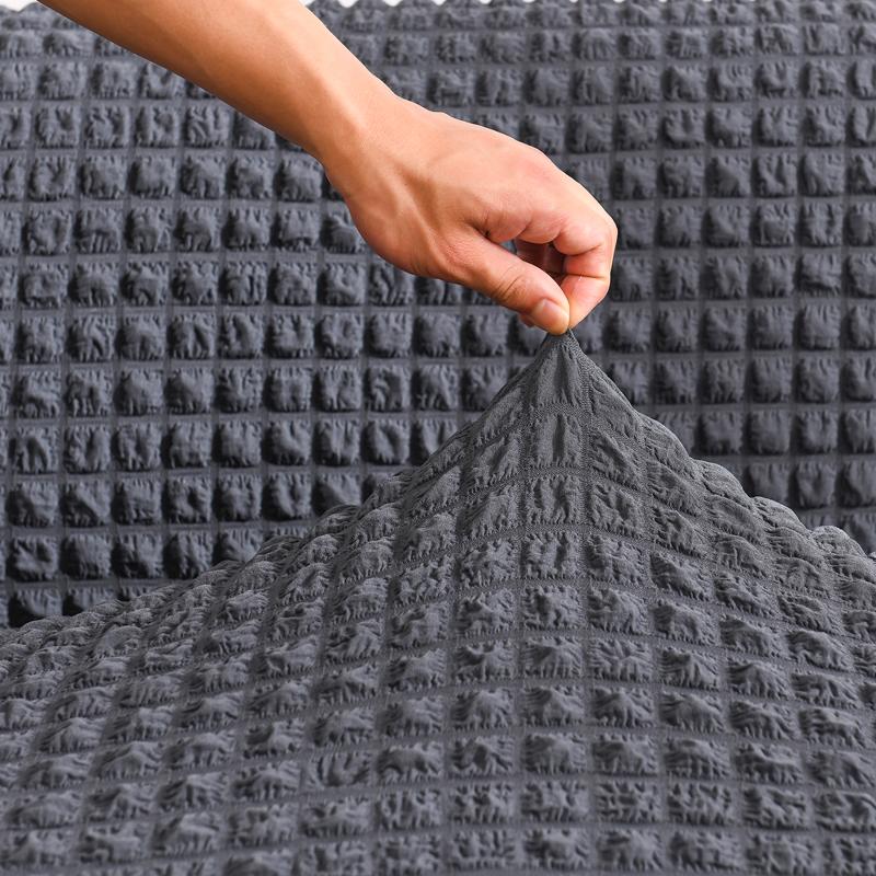 European Jacquard Sofa Cover Sofa Cover Fabric Solid Color Lightweight Luxury Full Set Living Room