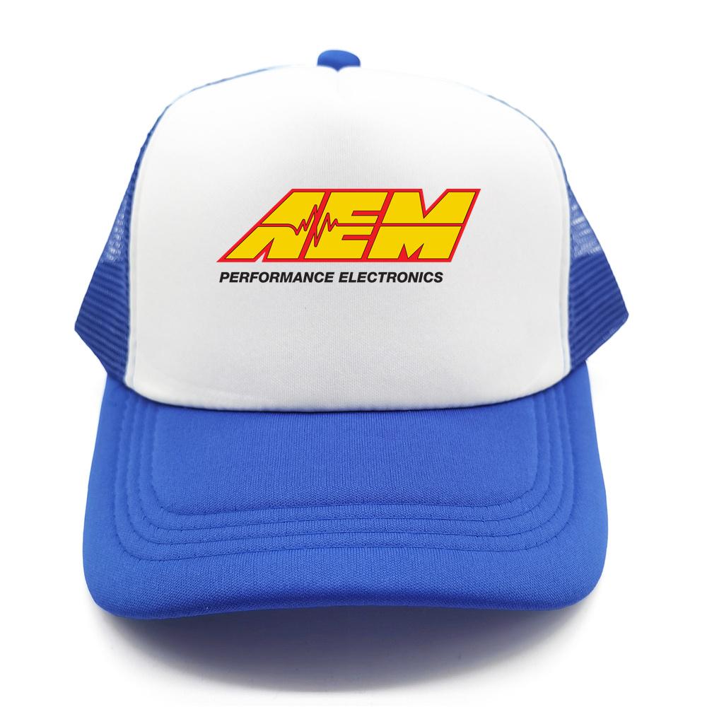 Aem Performance Electronics Trucker Cap Men Aem Hat Baseball Cap Unisex Outdoor Mesh Net Caps MZ-619