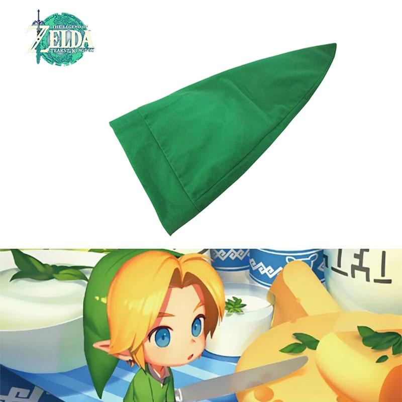 Cappello Cosplay Link The Legend Of Zelda Cappellino Verde di Qualità Premium