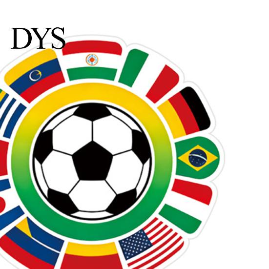No Residue Car Stickers Soccer Graffiti Sticker for Decorative Vinyl Decal Auto Flag Decals Laptop Luggage Waterproof Sporty Pattern Vehicle