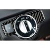 For Benz GLE GLS 2016-2019 Real Carbon Fiber Headlight Control Button Ring Trim