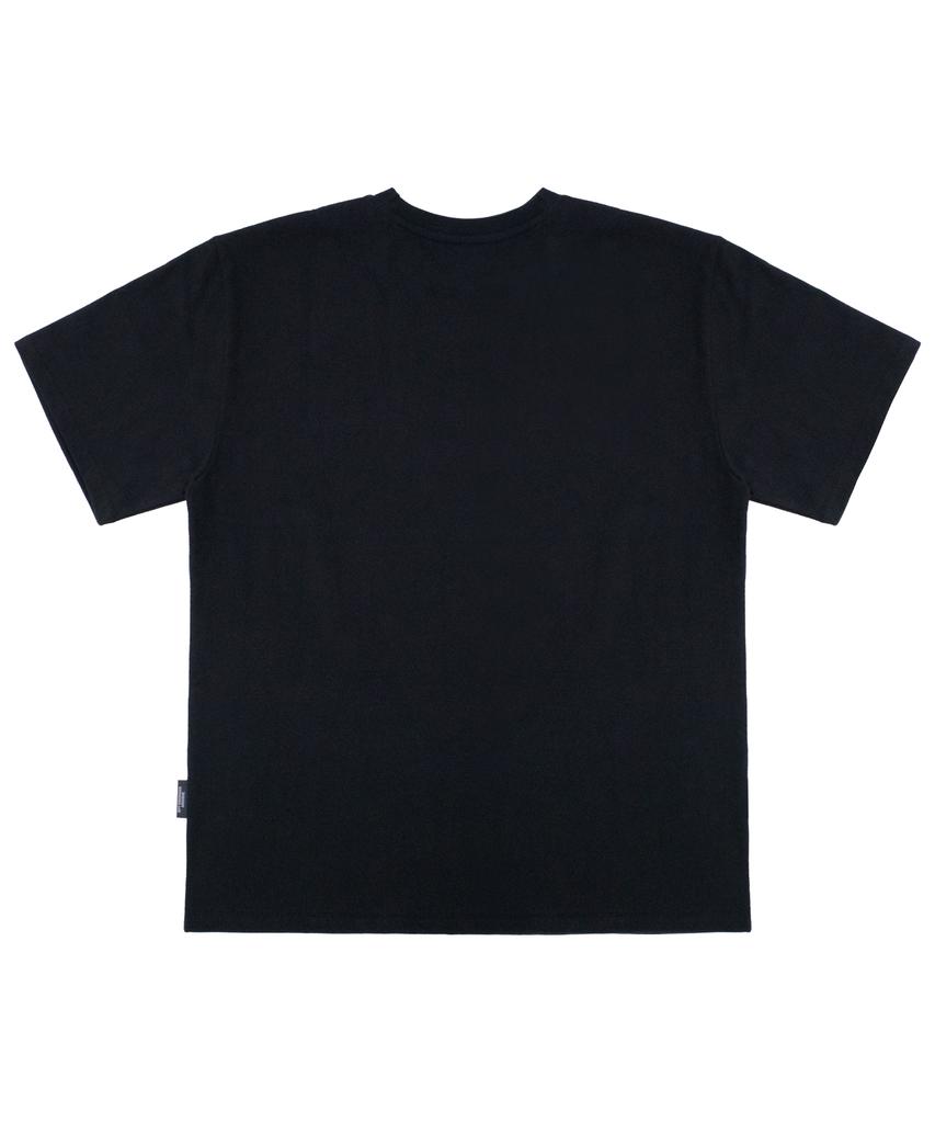 Bipitudiseuodeo Two Big Symbol Logo Tee Black