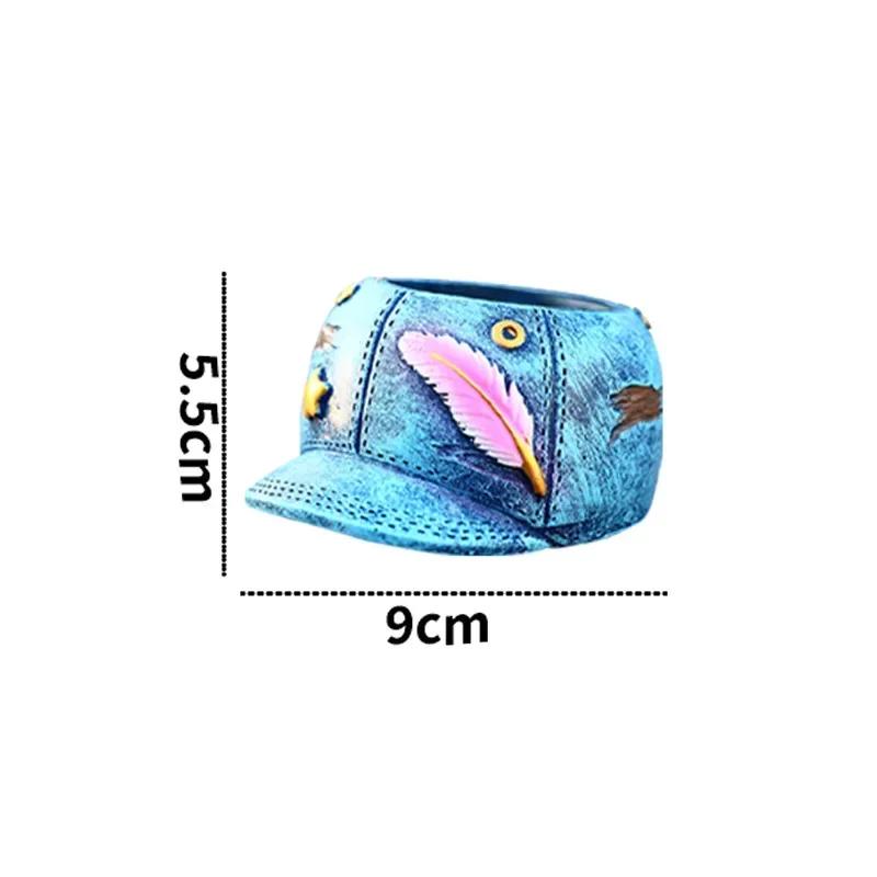 

2025 New Cowboy Series Resin Flower Pot, Rustic Pot, Home Decor, Desktop Decorations, Crafts Ornaments