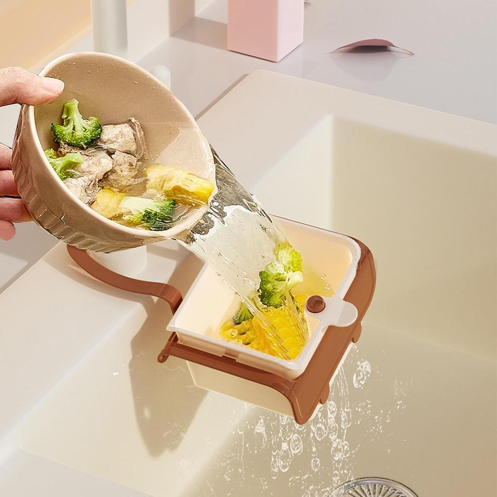 Drain Basket for Kitchen Sink drain bag Sink Home Storage Drain Basket Hanging Drain Basket Bag Kitchen Waste Collector