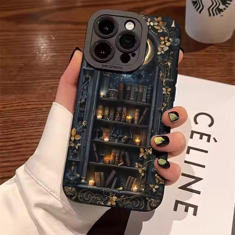 

Винтажная книга Серия Черный Ирис Чехол для телефона для Samsung Galaxy S25 S23 S22 Ultra S24FE S20 S21 FE A55 A54 5G A35 A15 A71 4G Чехол Samsung S21 Ultra