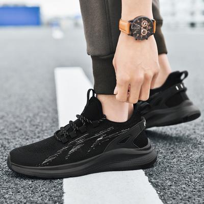 Men's Shoe Platform Lightweight Tennis Sneakers Summer Outdoor Running Mesh Breathable Travel Versatile Casual Shoes Size 45