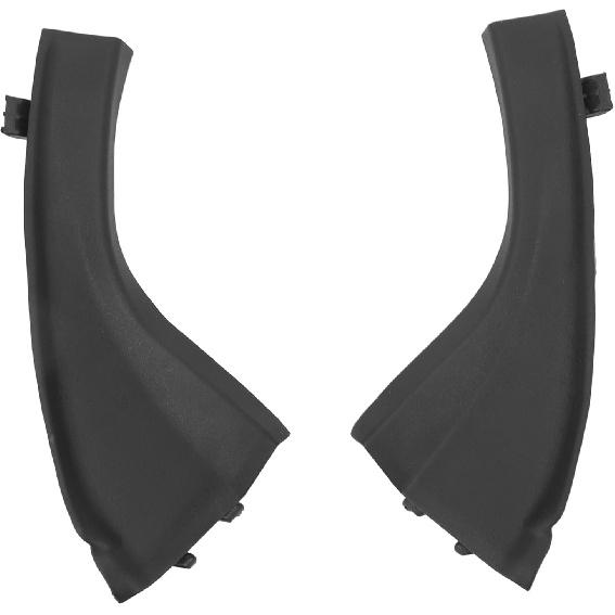 Windshield Wiper Side Cowl Extension Trim, Left & Right Wiper Cowling Rubber End Pieces, Windshield Wiper Cover Panel, Compatible with 2006 to 2012,