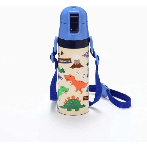Skater Children's Stainless Steel Water Bottle Direct Drinking 470ml Dinosaur Child-friendly Lightweight Type Boys Cold Storage Dinosaur Waterbottle S