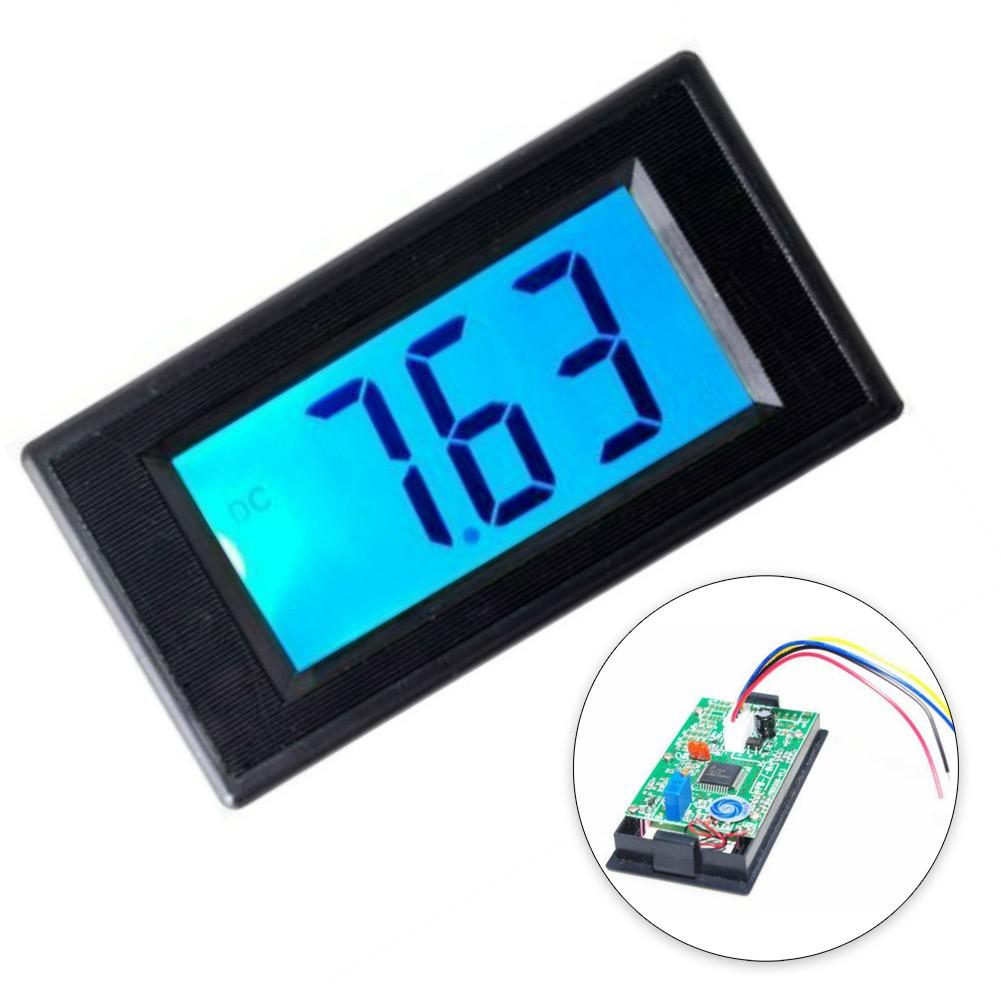 DC 0-200Mv AC/DC Powered 4 Wire LCD Panel Volt Meter Voltmeter Yb5135D