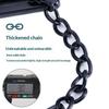 Corrosion Resistant Stainless Steel Door Security Chain Anti Theft Easy Install Latch for Home Coastal Hotel