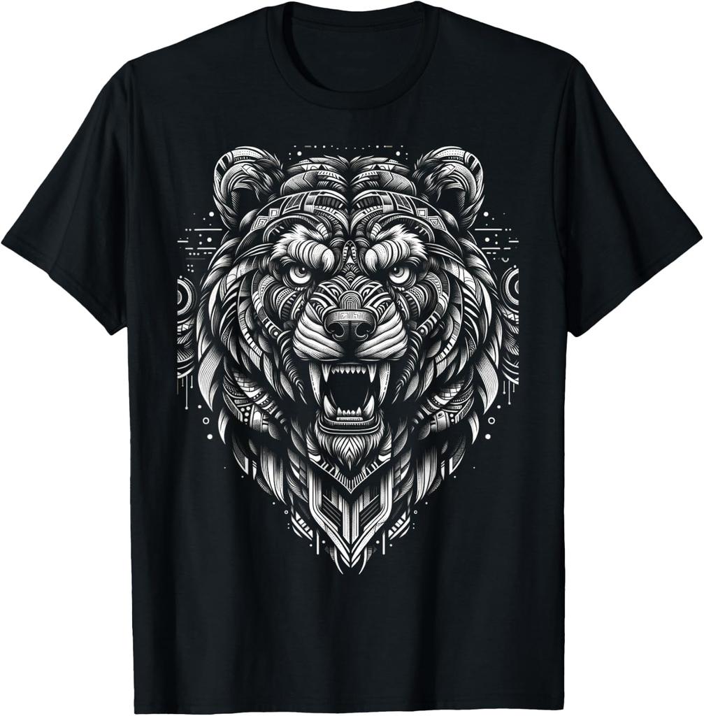 Tribal Bear Shirt | Men Women XS - 6XL | Graphic T-Shirt