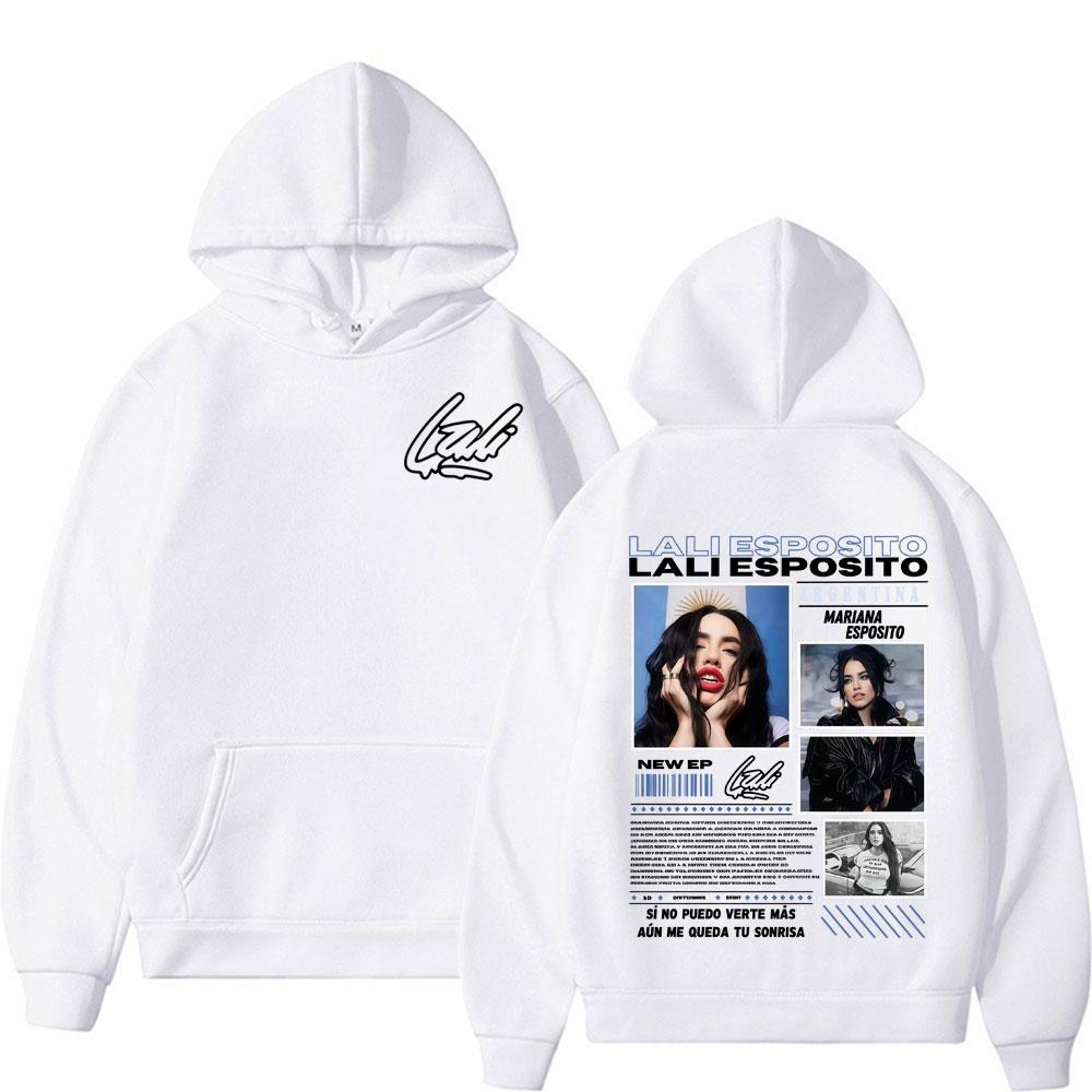 Singer Lali Esposito Asesina Album Tour 2025 Cover Hooded Sweatshirts Men Women Hip Hop Punk Hoodie Oversized Hoodies Streetwear