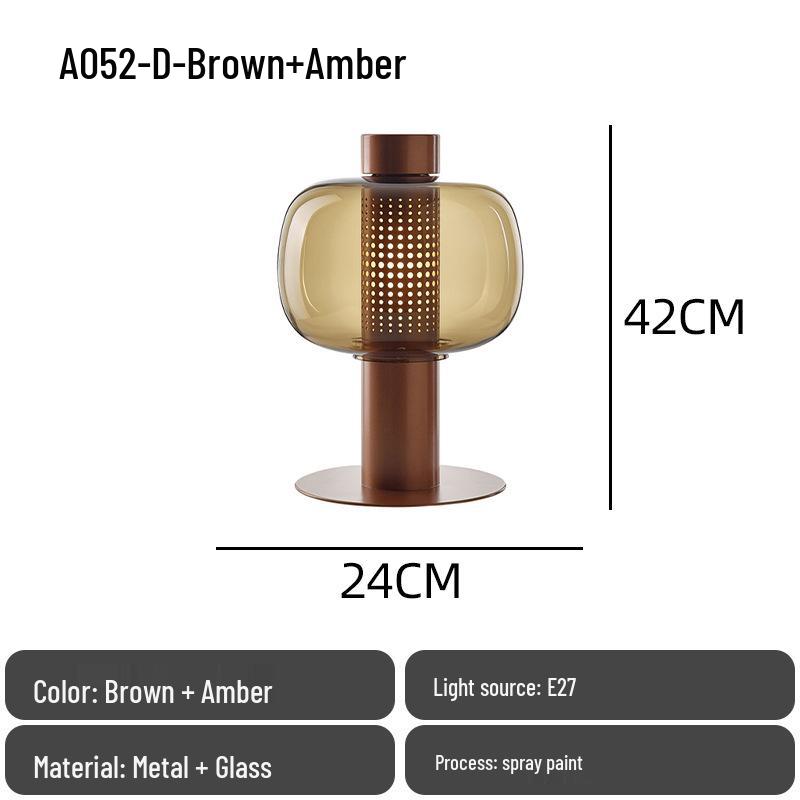 Nordic Modern Minimalist Glass Bedside Lamp for Designer Showrooms, Hotels & B&Bs