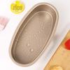 Goldene Ovale Antihaft-Kohlenstoffstahl-Kuchenformen (3 Pack)