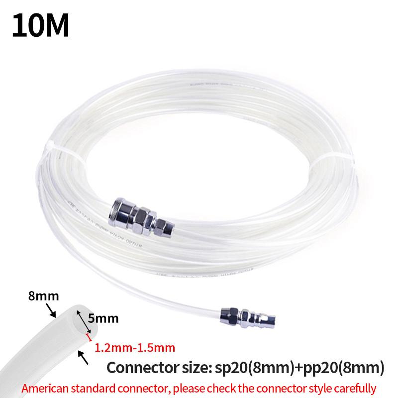 

10 м/15 м/20 м пневматична труба повітряна трубка компресорний шланг високого тиску PE труба гнучка з роз ємом пневматичний фітинг повітряний пістолет