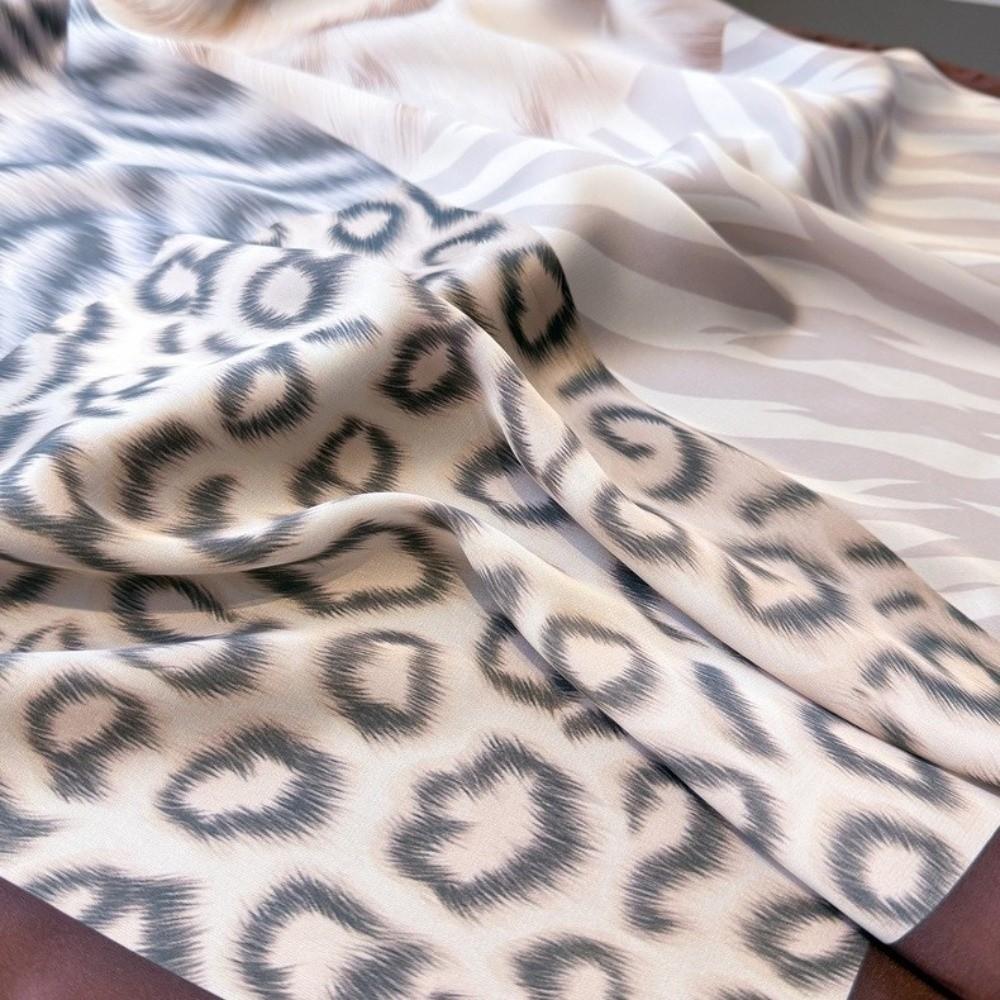 Soft Silk Shawl Printed Silk Scarf Fashion Neckerchief Women