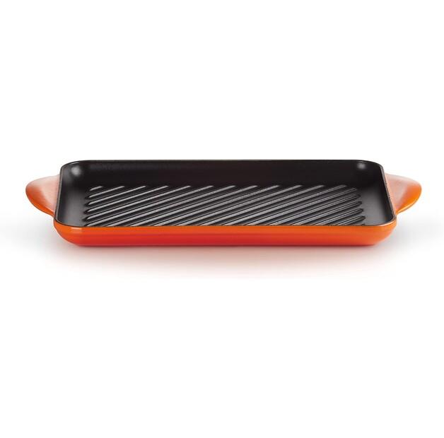 Le Creuset Cast Iron Grill Pan Rectangular 32x22 Cm, Red (20202320900460)