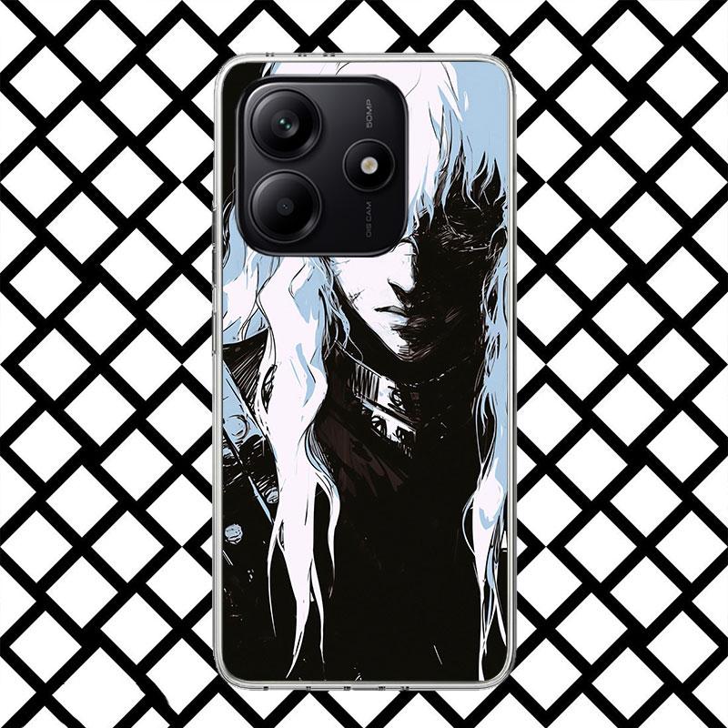 

Black White G-Guts B-Berserks Phone Case for Xiaomi Redmi Note 15 14 14S 13 12 12S 11 Pro Plus 11E 11T 11S 10S 5G Soft Cover Fun Redmi Note 11E Pro