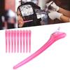10pcs Salon NonSlip Styling Sectioning Clip Portable Duckbill Hair Clip Hairdressing Tool(Orange )
