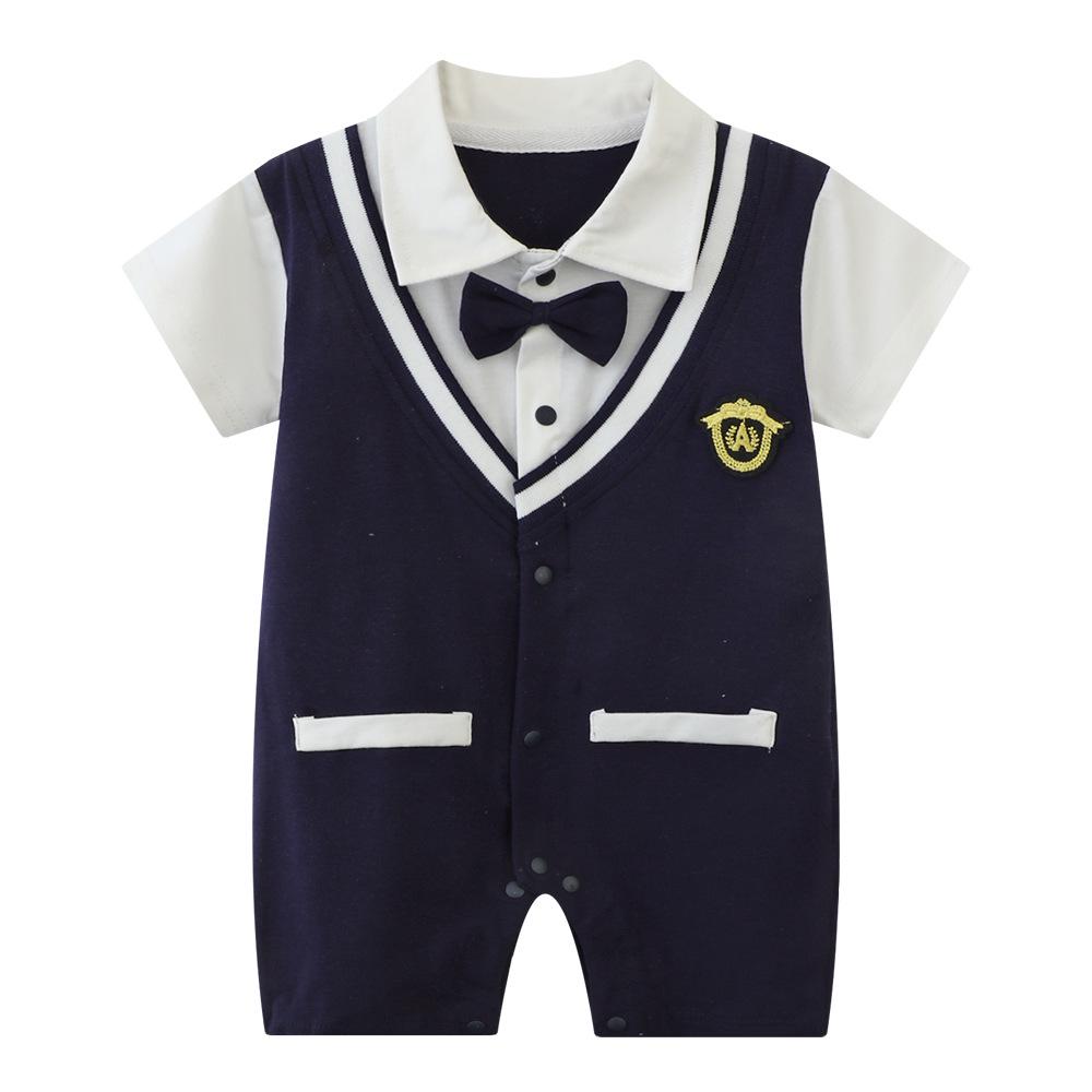 

Хлопковый летний ромпер с коротким рукавом для малыша 80 cm