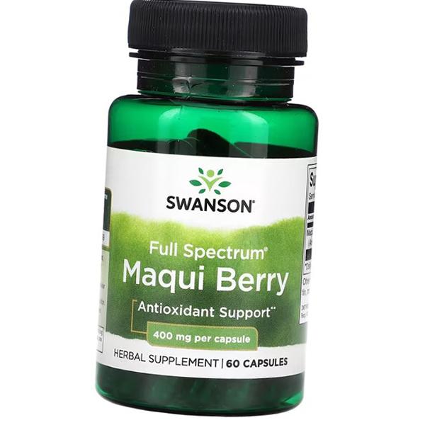 

Chilean Aristotelia Extract, Full Spectrum Maqui Berry 400, Swanson 60caps (71280421) 60caps