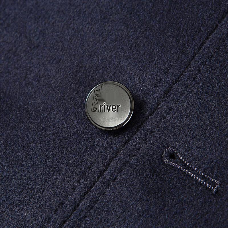 MONTAGUT Men's Winter Wool Blend Business Overcoat with Down Liner